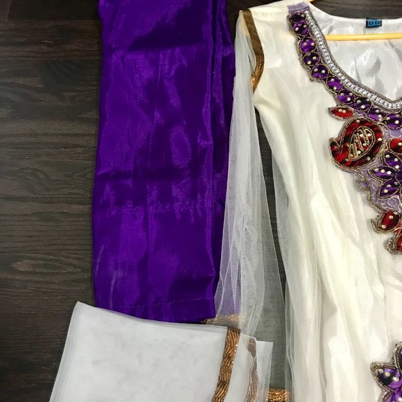 3 Piece Indian Salwar Kameez - Picture 4 of 8